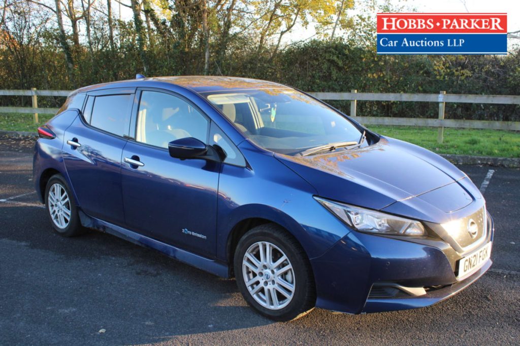 Nissan Leaf 110kw in Blue (GN21 FGK)