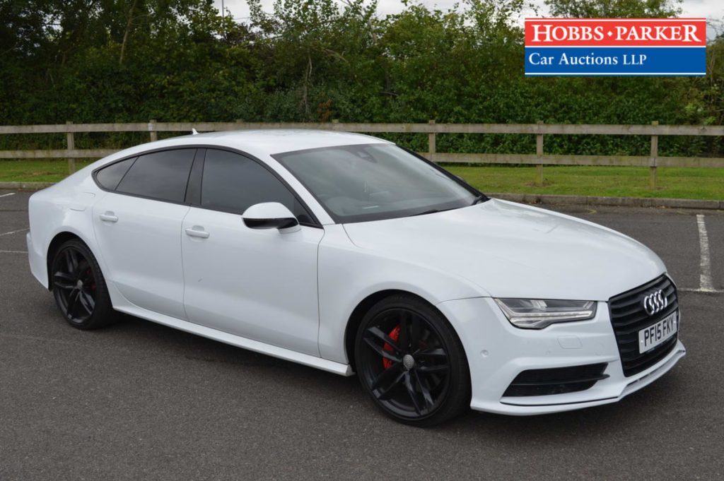 Audi A7 S Line Black ED TDI QUAT SA in White (PF15 FKY)