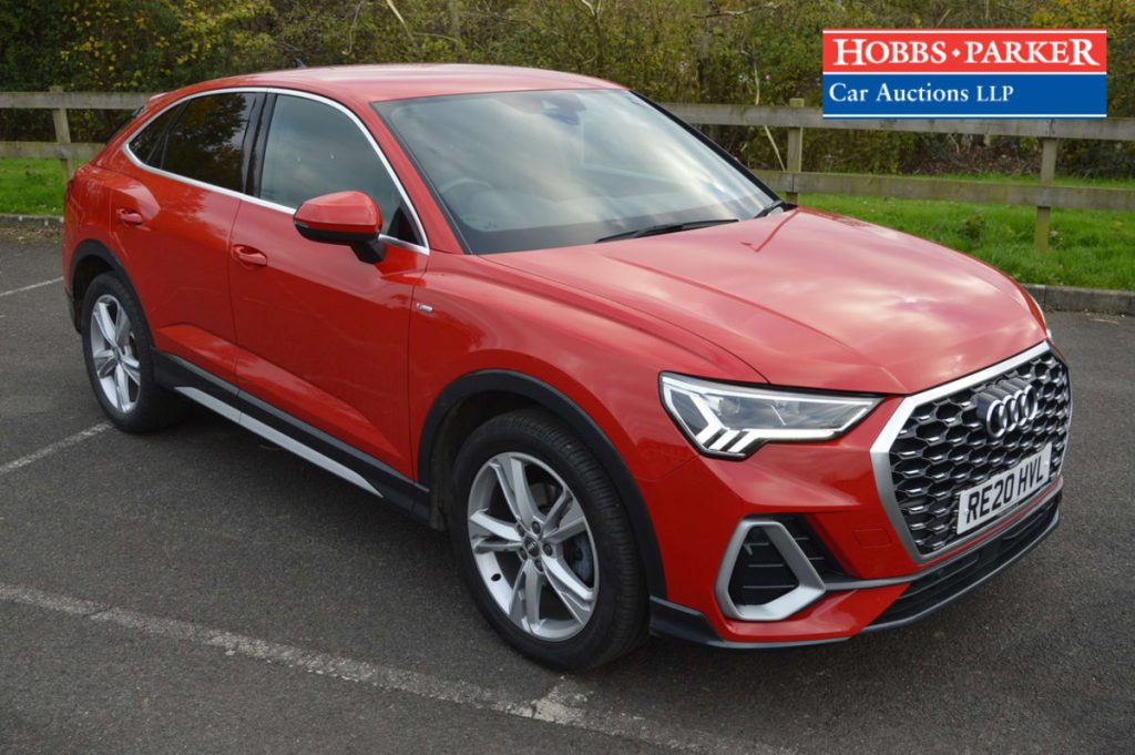 Audi Q3 Sline 35 TFSI MHEV S-A in Red (RE20 HVL)