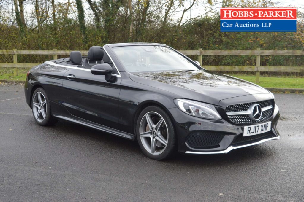 Mercedes C250 AMG Line D Auto in Black (RJ17 XNP)