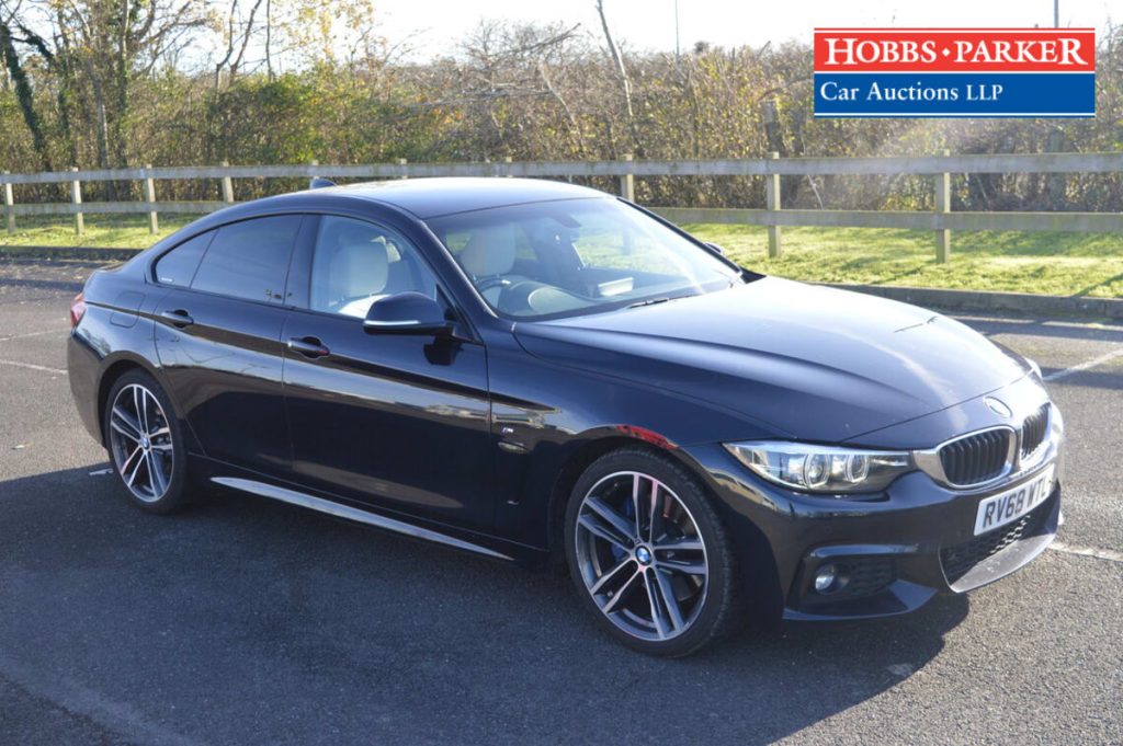 BMW 420D Gran Coupe M Sport Auto in Black (RV68 WTL)