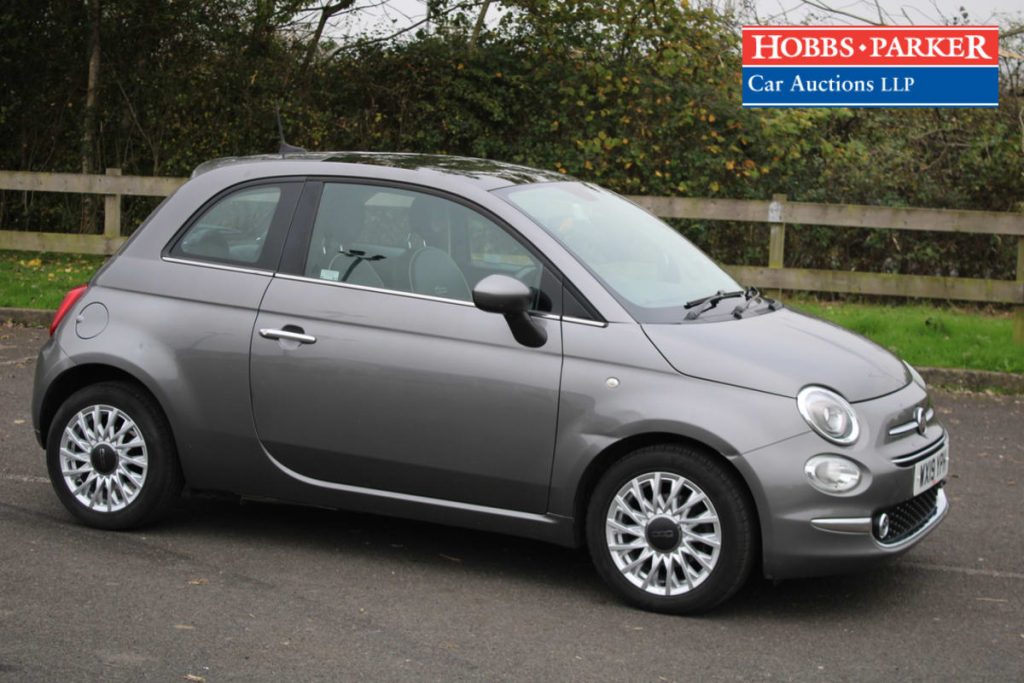 Fiat 500 Lounge in Grey (WX19 YPH)