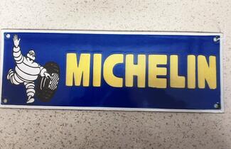 Miscellaneous Cars Michelin enamel sign