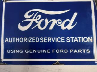 Miscellaneous Cars Ford Enamel Sign