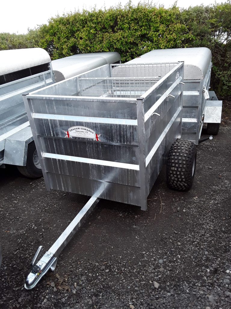 NEW GRAHAM EDWARDS 5×3 ATV TRAILER C/W DIVIDING GATE