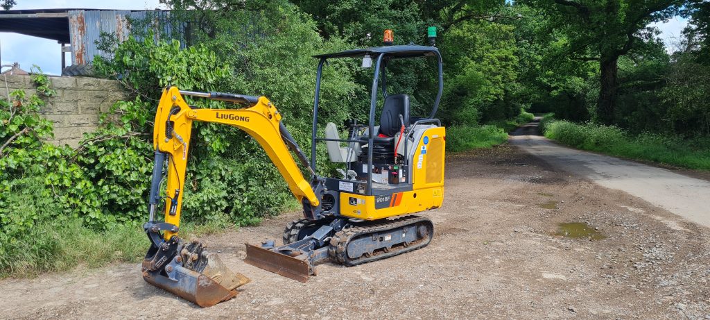 Liugong 9018 Mini Digger