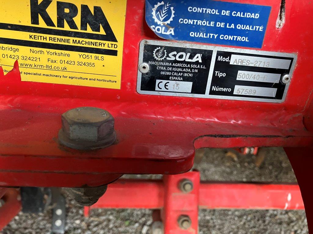 KRM Sola Ares 2713 4.8mtr tine drill