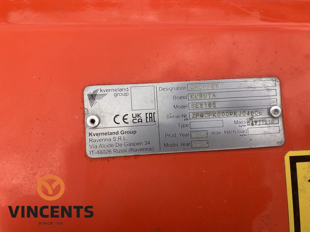 NEW KUBOTA SE3185