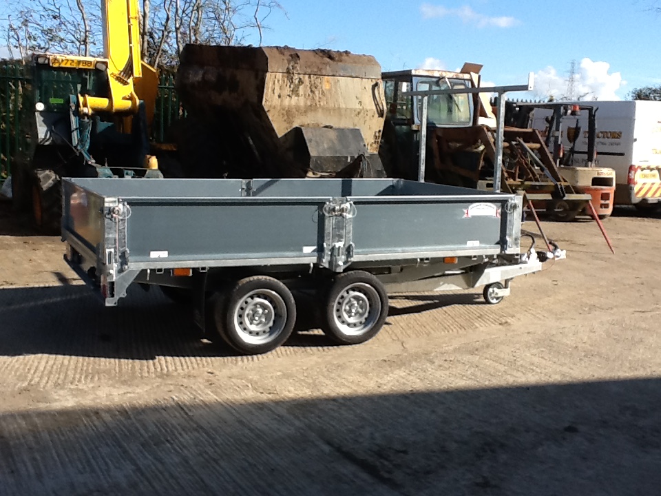 NEW GRAHAM EDWARDS 10FT X 6FT FLAT BED TRAILER