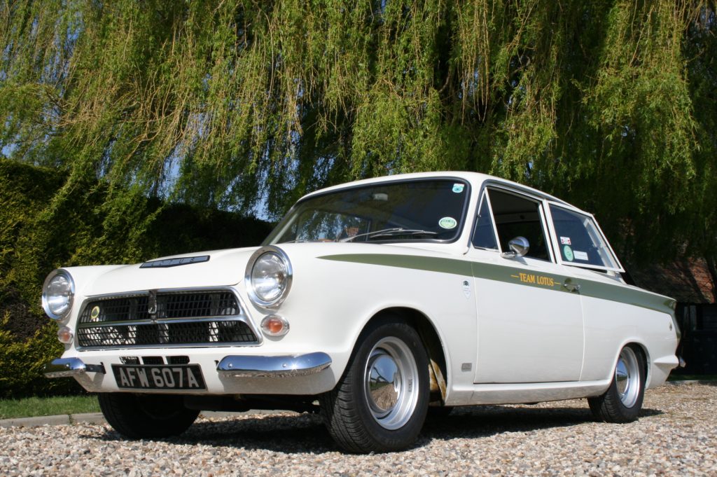 1963 Lotus Cortina MK1 . One of the most original you’ll find.