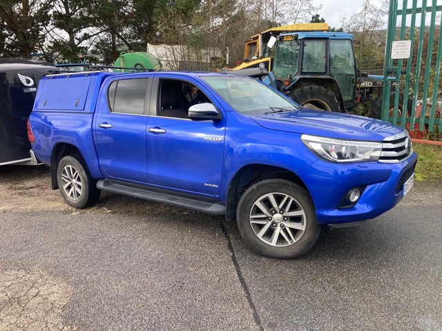 2018 Toyota Hilux Invincible double cab 66,000 Miles 1 former keeper in Nebula blue.