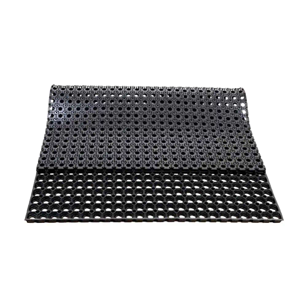 Rubber Ring Mat 1500 x 1000 x 23 Black