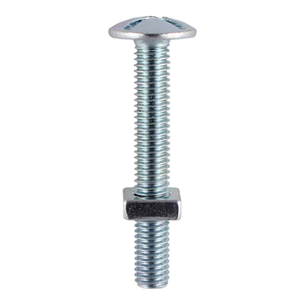 Roofing Bolt & Square Nut – Zinc