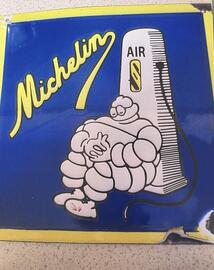 Michelin enamel sign