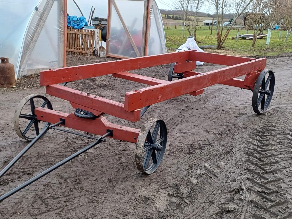 Shepherds hut chassis and wheels