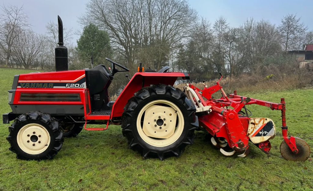 YANMAR F20D 4WD compact tractor & 1.4 meter rotavator