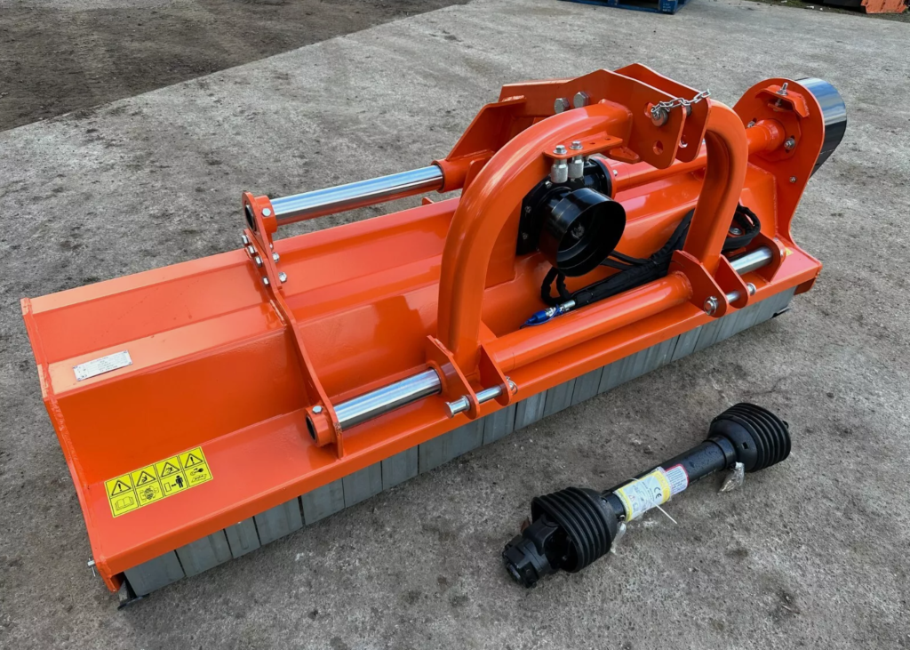 New heavy duty 220 cm flail mower side shift