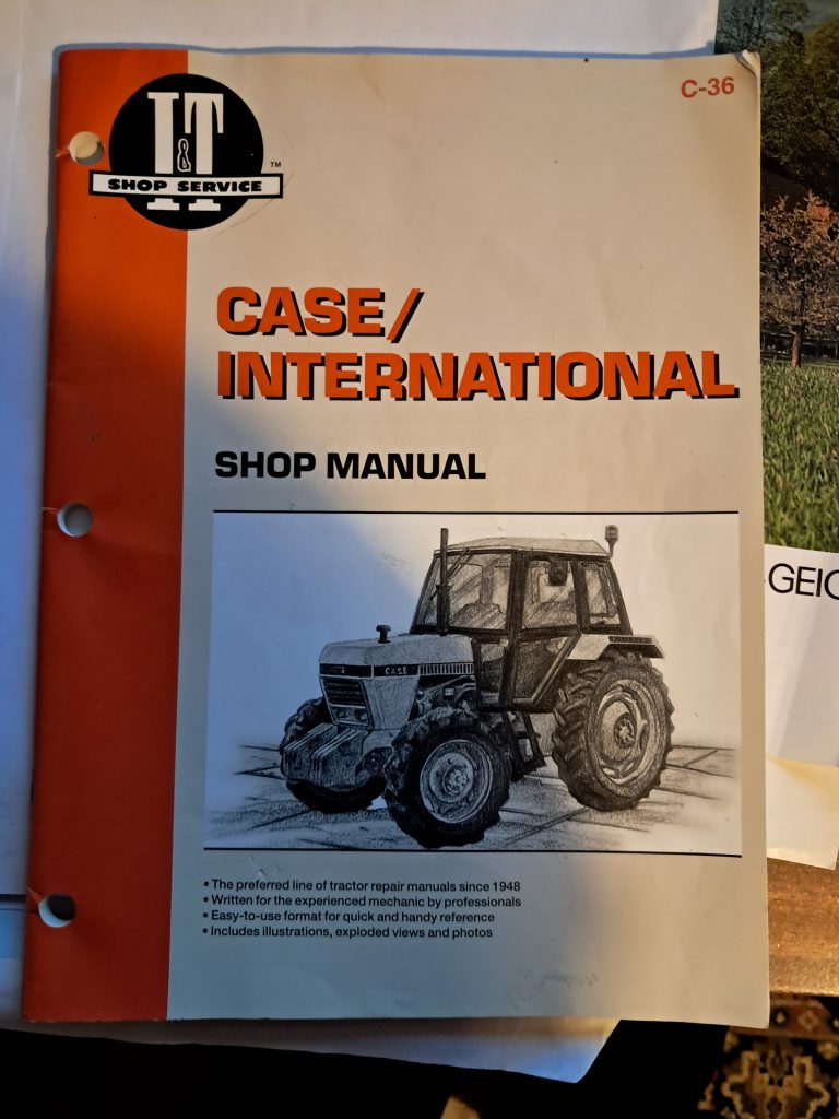 Tractor instruction books