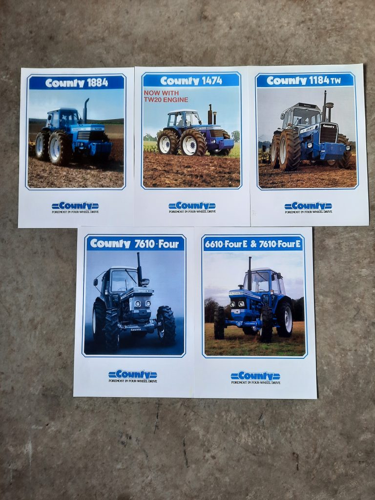 County sales leaflets