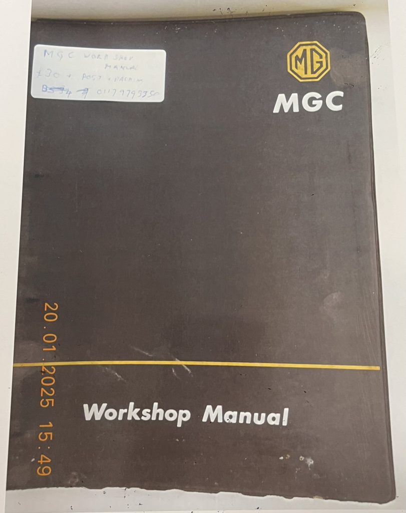 MGC workshop manual