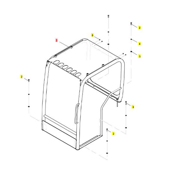 Yanmar Genuine SV17VT Canopy