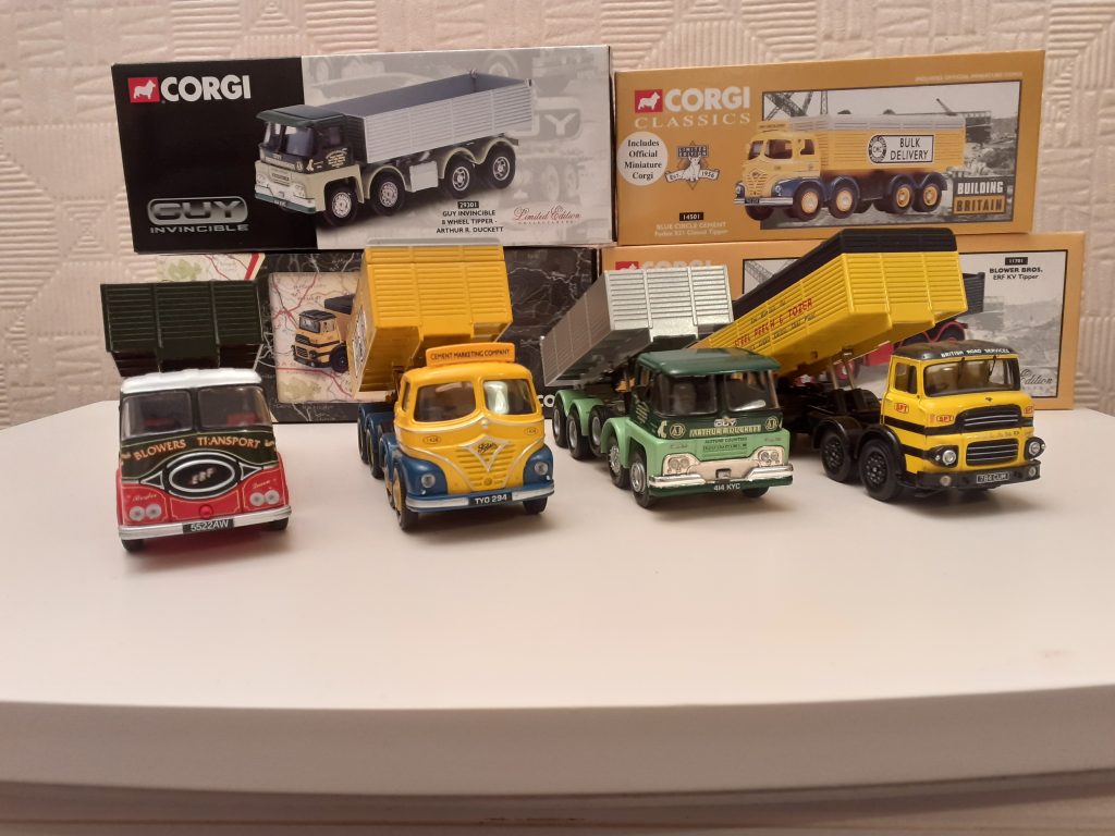 Corgi 8 Wheeler tippers