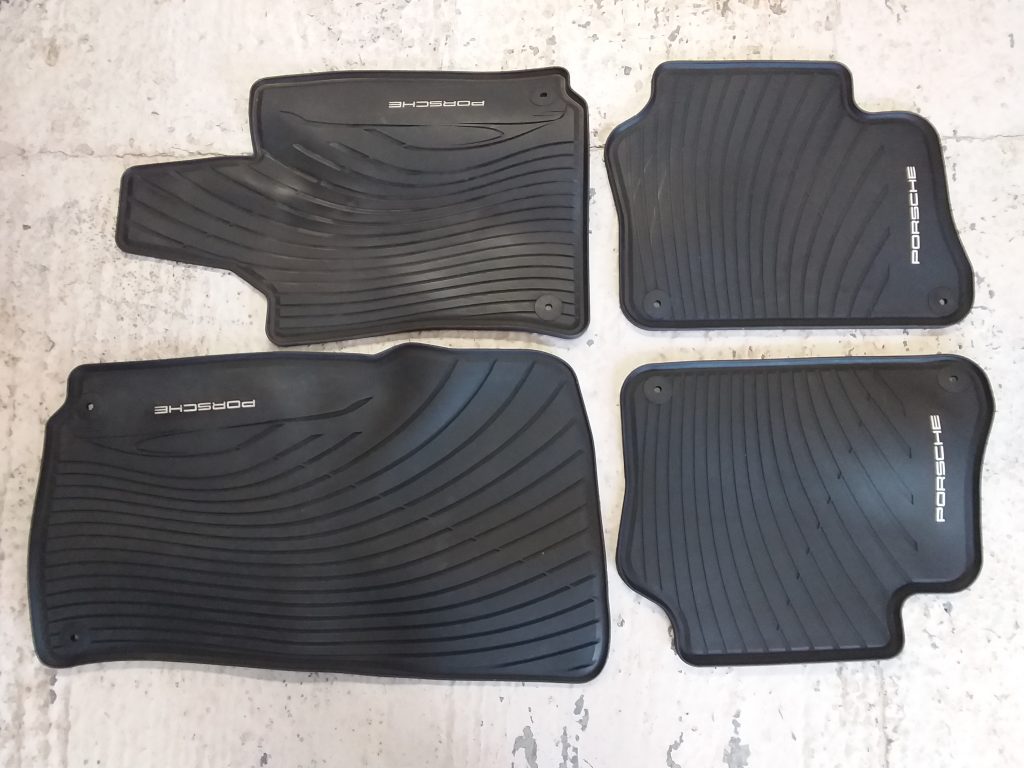 Genuine Porsche panamera rubber protective overmats.