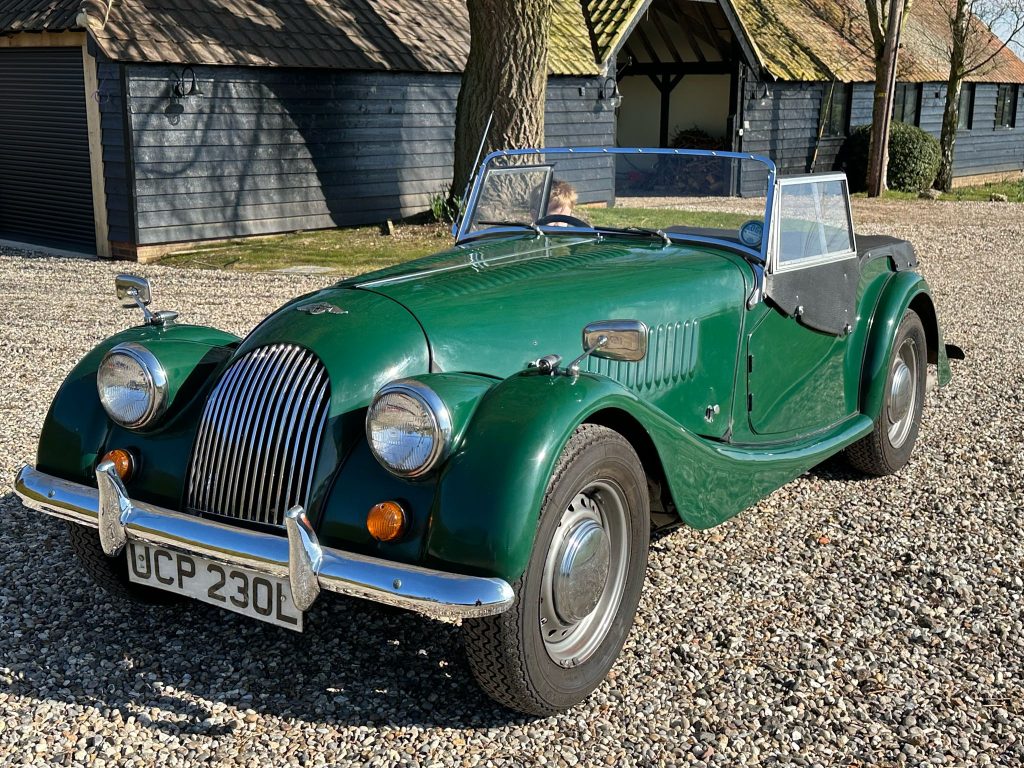 A 1 owner from new 1973 Morgan 4/4 .