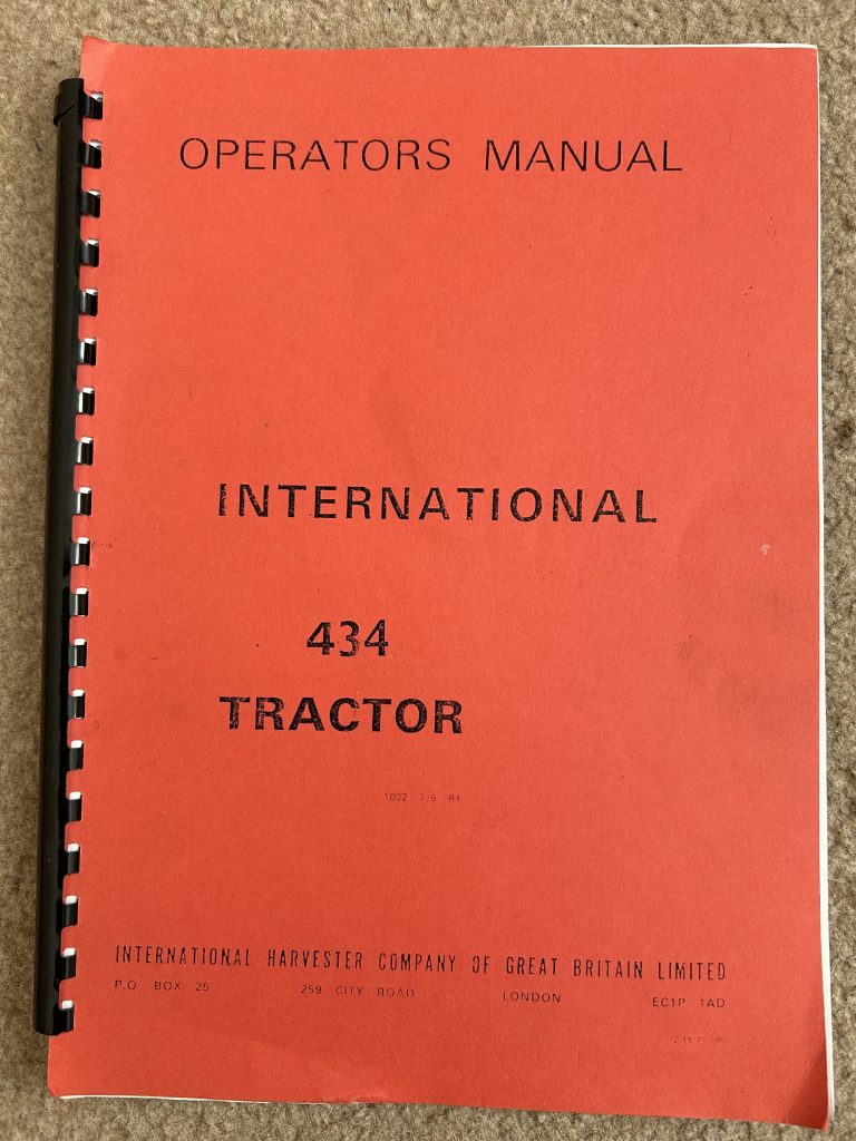 IH 434 Operators Manual
