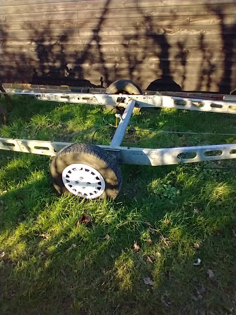 Caravan Chassis for use as a trailer