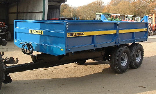 New Fleming TR8 Tipping Trailer 8 Ton