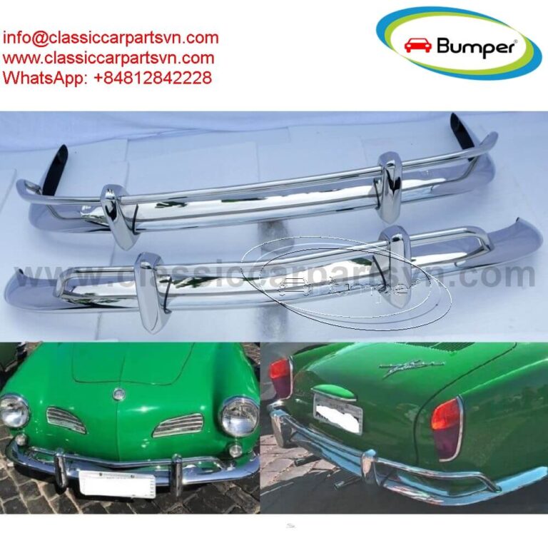 VW Karmann Ghia US Export style bumpers year (1967-1969) by stainless steel new