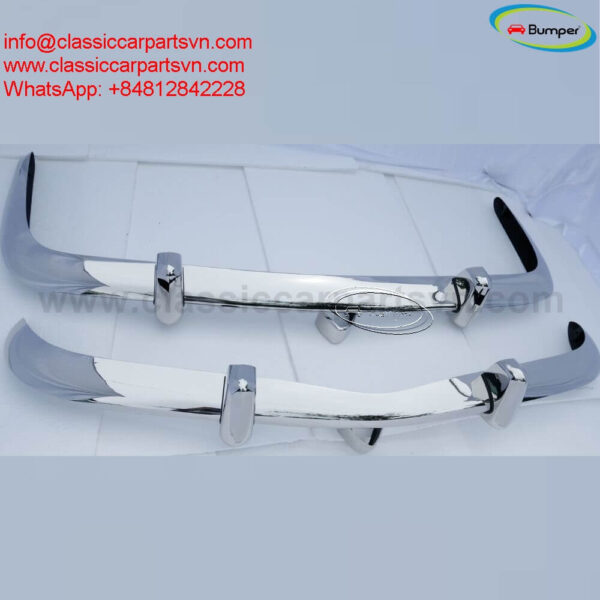 Volkswagen Karmann Ghia Euro style bumpers (1970 – 1971) by stainless steel new