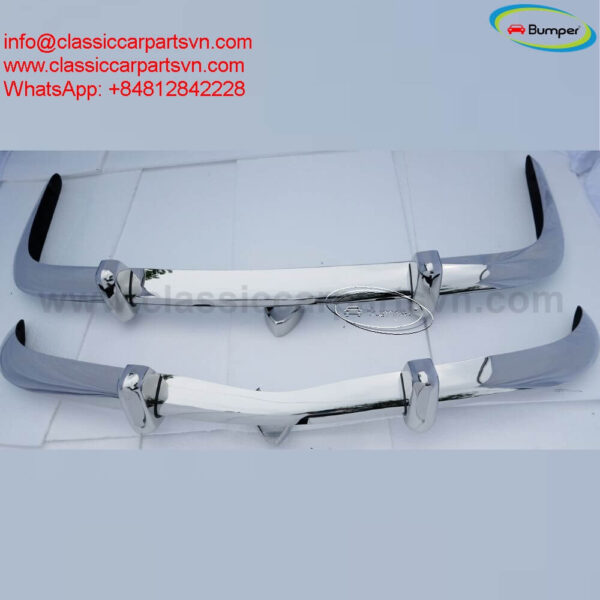 Volkswagen Karmann Ghia Euro style bumpers (1970 – 1971) by stainless steel new