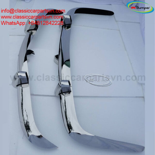Volkswagen Karmann Ghia Euro style bumpers (1970 – 1971) by stainless steel new