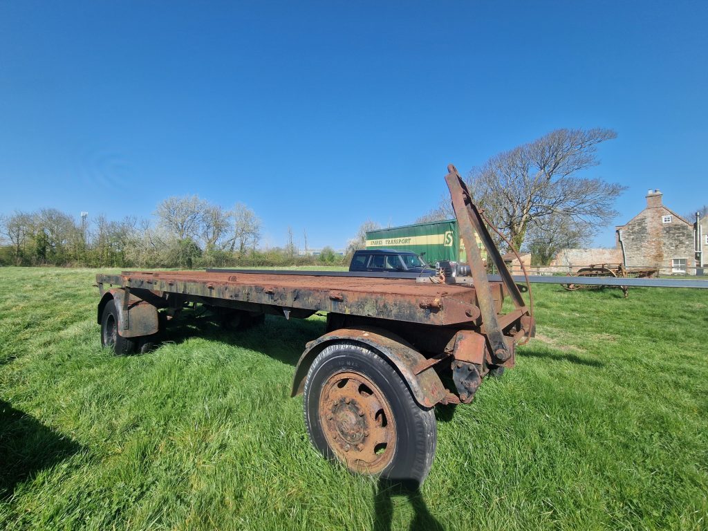 Aldersley 4 wheeled draw bar trailer 21ft x 7ft 6"