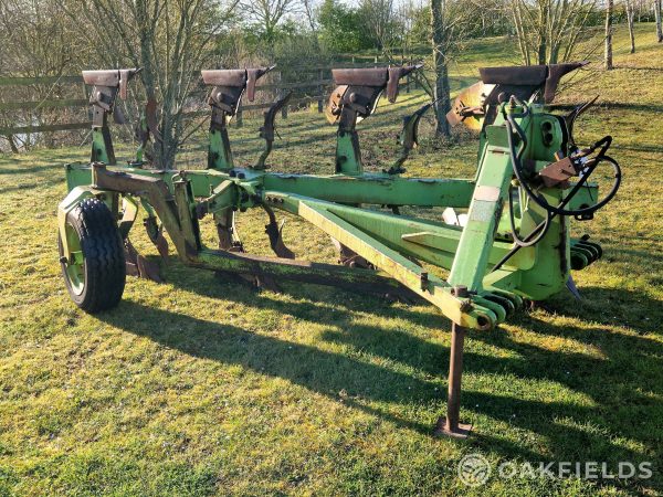 1984 Dowdeswell DP1 Single Offset 4 Furrow Plough