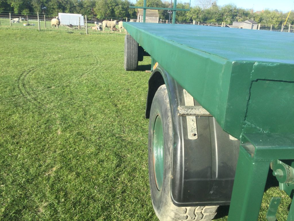 28ft bale trailer