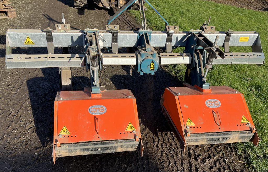 Comeb 2 row inter row rotavator