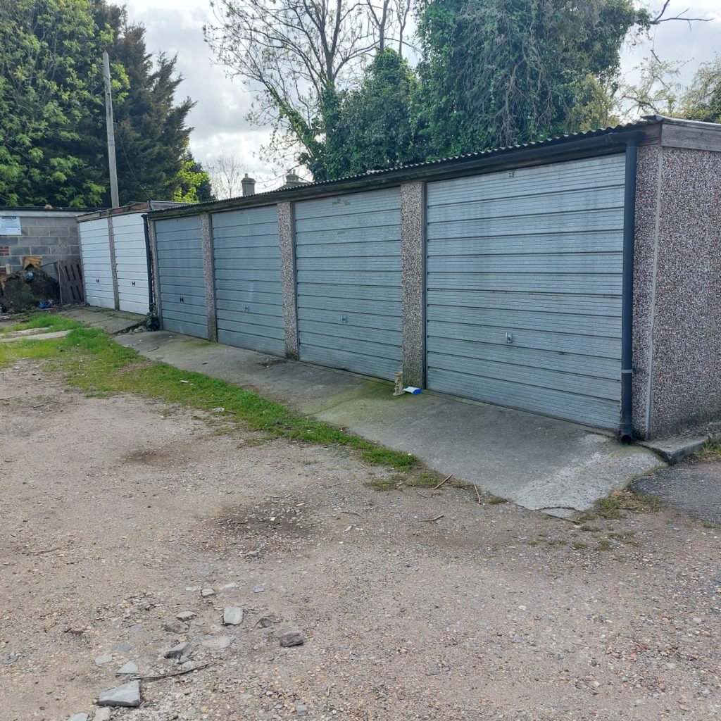 Concrete prefabricated garages and additional garage doors