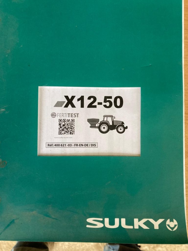 Sulky Fertiliser Spreader