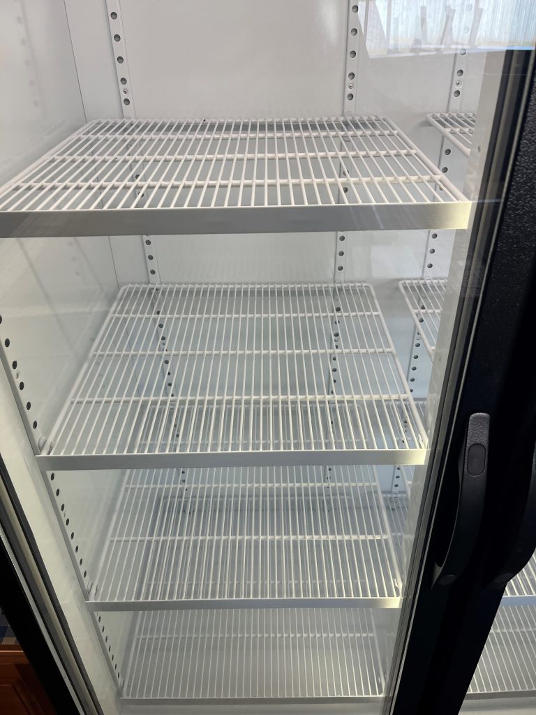Twin Glass door display refrigerator