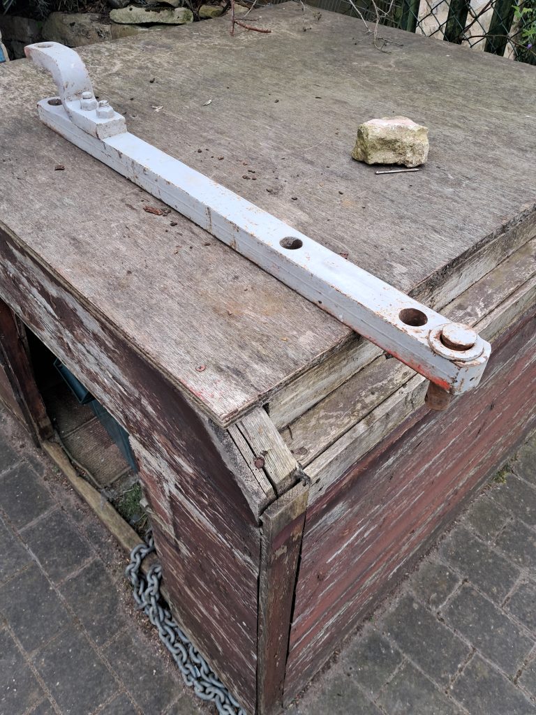 Drawbar for D B 1490 tractor