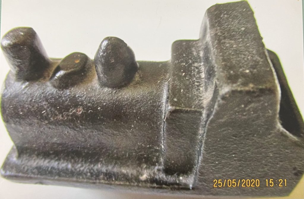 Cast iron heavy solid small loco