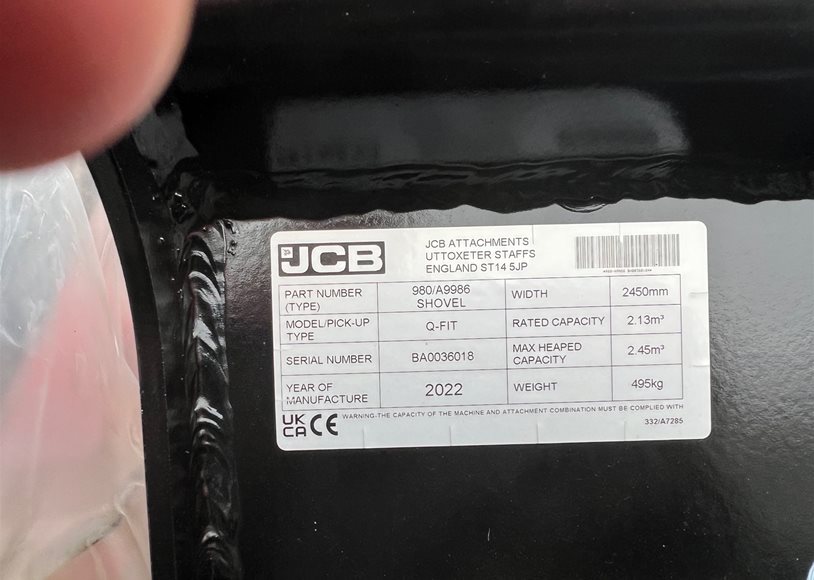 Jcb 980/A9972 Bucket