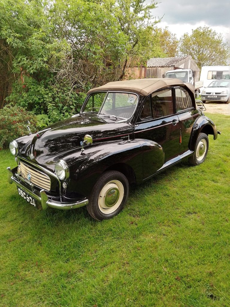 Morris Minor split screen convertible 1956