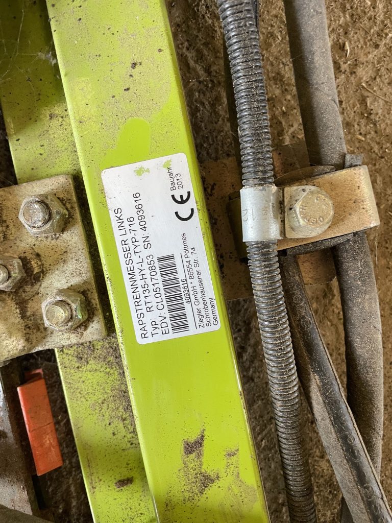 Claas LH side knife