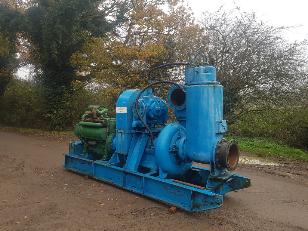 12 inch Sykes Water Pump with Lister Engine