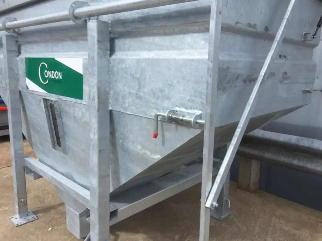 Condon Engineering 2 ton feed bin, NEW
