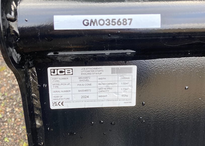 Jcb 980/A9972 Bucket